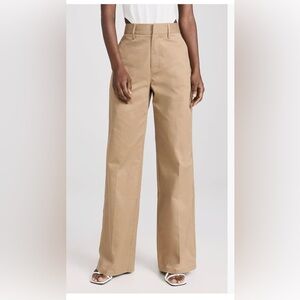 Good American Wide Leg Pants in Tan